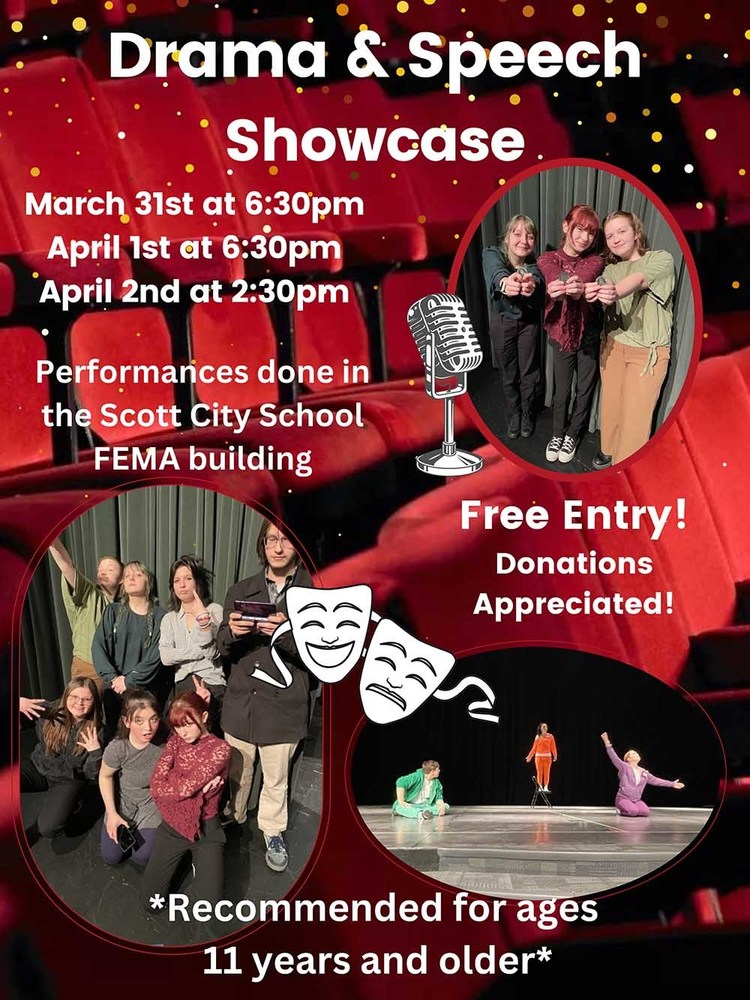 Drama & Speech Showcase Flyer