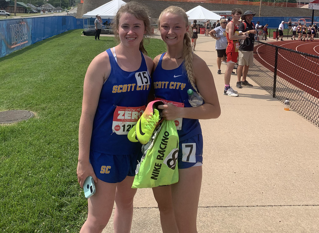 State Track Athletes Allysa and Logan