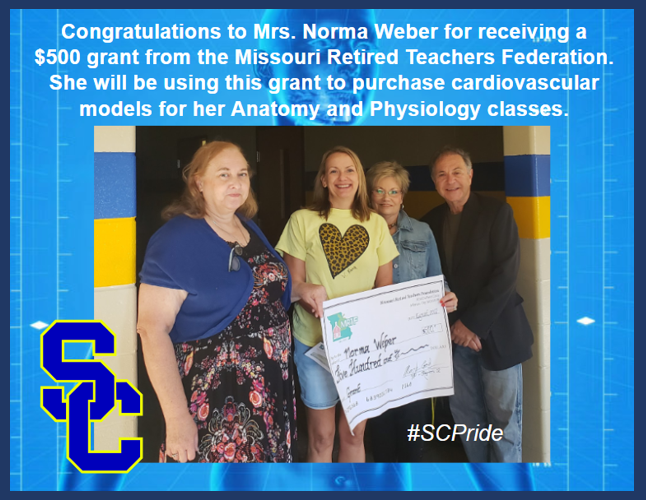 Congratulations Mrs. Weber