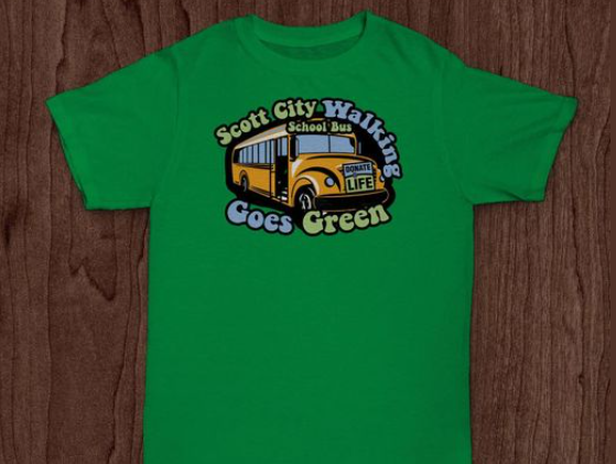 walking school bus shirts